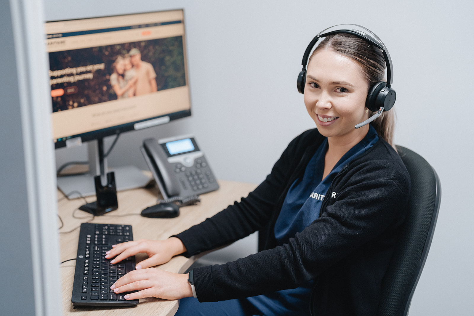 A Karitane Careline Services Officer