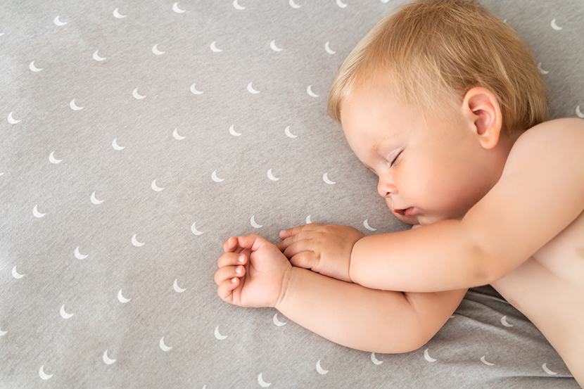 Closeup of baby sleeping