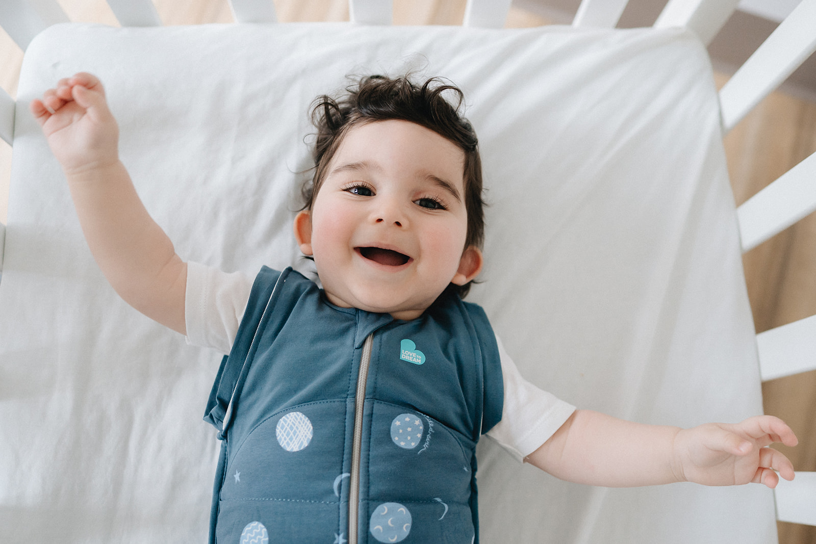 Cute Karitane baby smiling